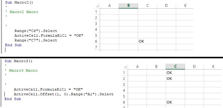 Absolute vs relative reference