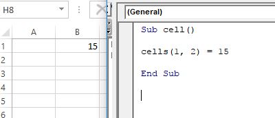 Cells Object